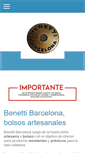 Mobile Screenshot of benettibarcelona.com